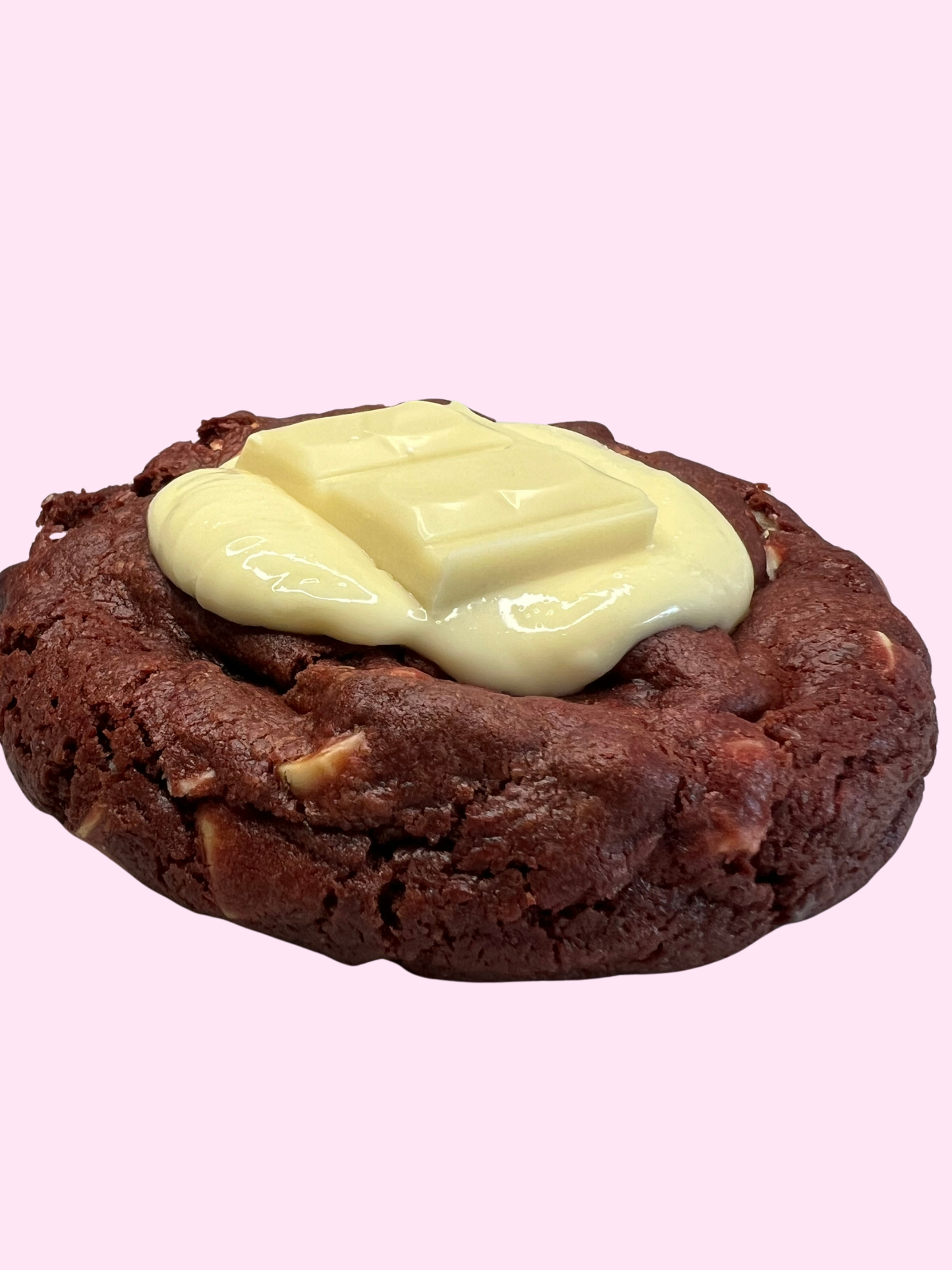 Red Velvet Stuffed Cookie