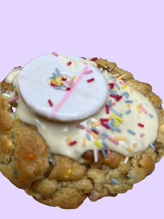 Party Rings Stuffed Cookie