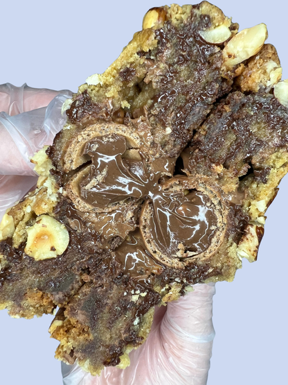 Ferrero Rocher Stuffed Cookie