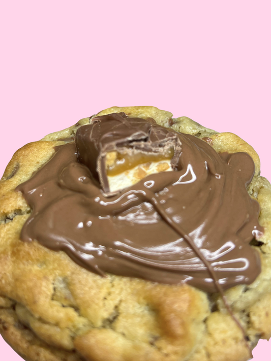 Snickers Stuffed Cookie