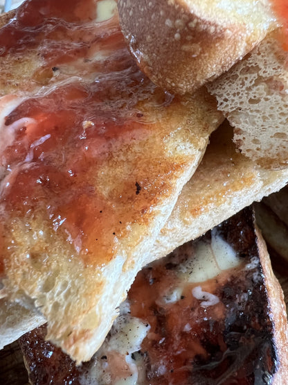 Buttered Toast & Jam Stuffed Cookie
